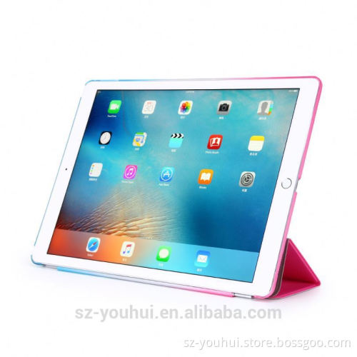 Latest Design rainbow color for ipad pro 12.9 case cover